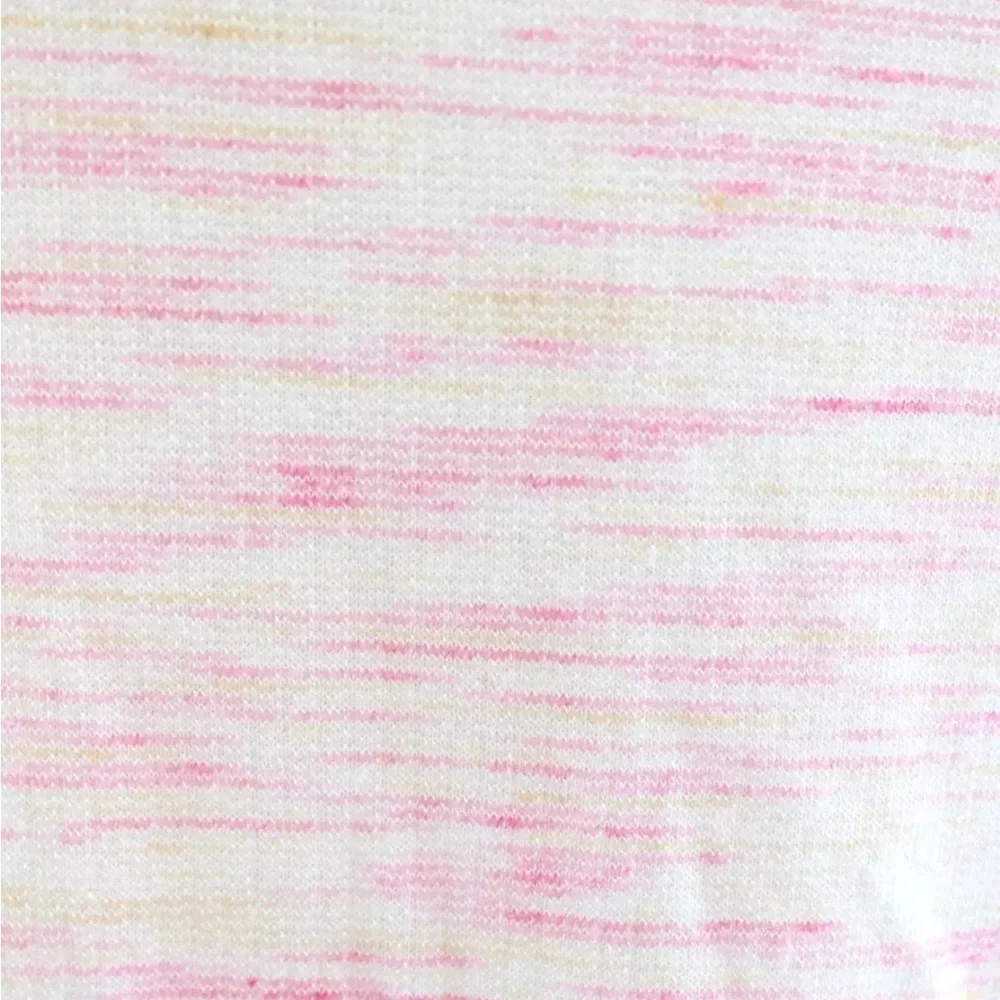 Saturday Sunday Anthropologie Andrea Pink Yellow Knit Pullover Top Size XXS - Picture 5 of 6